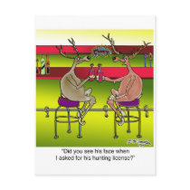 Deer Asking For a Hunting License Postcard