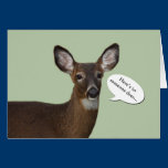 Deer birthday greeting card cards