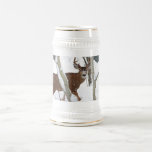 Deer Buck in Snow Photograph Mug
