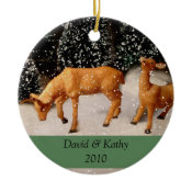 Deer Christmas Ornament ornament