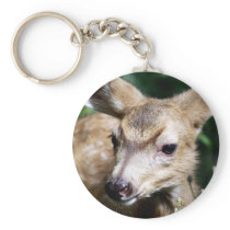 Deer Closeup Keychain