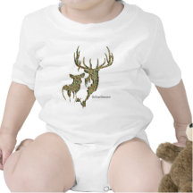 Deer Collection by GulfCoastCamo Rompers