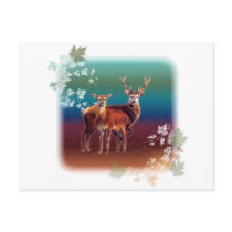 Deer Duo postcards