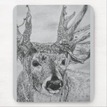 deer face mousepads by Majestic_Animals deer face mousepads