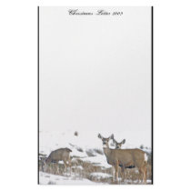 Deer Family Christmas Letter 2009 stationery