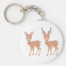 Deer Family Key Chains