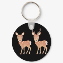 Deer Family keychains