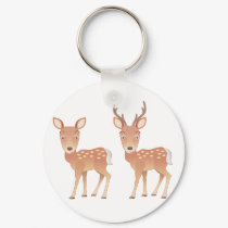 Deer Family keychains