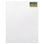 Deer Fawn in Flower Garden letterhead