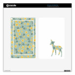 Deer fawn silhouette cute folk art nature pattern kindle fire decals