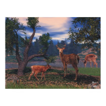 Deer Gathering posters by lonewolf3d Deer Gathering posters