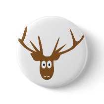 deer head antler buttons by Tomaniac deer head antler buttons