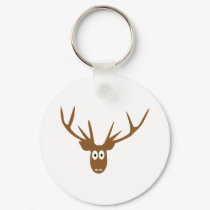 deer head antler keychains