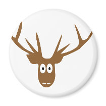 deer head antler magnets by Tomaniac deer head antler magnets