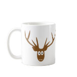 deer head antler mugs