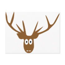 deer head antler postcards by Tomaniac deer head antler postcards