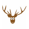 deer head antler t-shirts