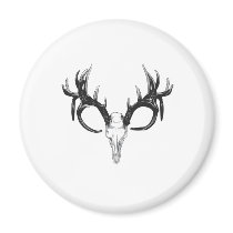 Deer head magnets