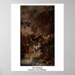 Deer Hunting By Johann Elias Ridinger posters
