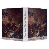 Deer Hunting By Ridinger Johann Elias (Best Qualit 3 Ring Binders