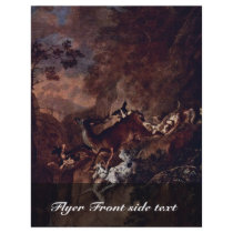Deer Hunting By Ridinger Johann Elias (Best Qualit Personalized Flyer