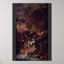 Deer Hunting By Ridinger Johann Elias (Best Qualit Posters