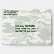Deer Hunting Camo Buck Envelope
