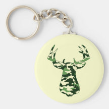 Deer Hunting Camo Buck Key Chain