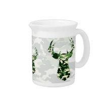 Deer Hunting Camo Buck Pitchers