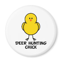 Deer Hunting Chick magnets by chicktshirts8 Deer Hunting Chick magnets