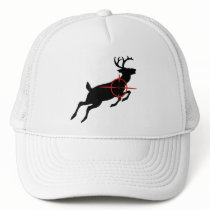 Deer Hunting- Deer with crosshairs on it Mesh Hats