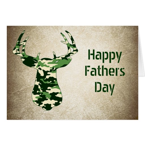 Deer Hunting Fathers Day Cards Zazzle