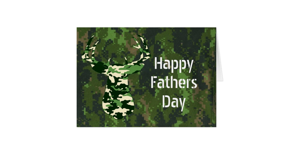 Deer Hunting Fathers Day Cards | Zazzle