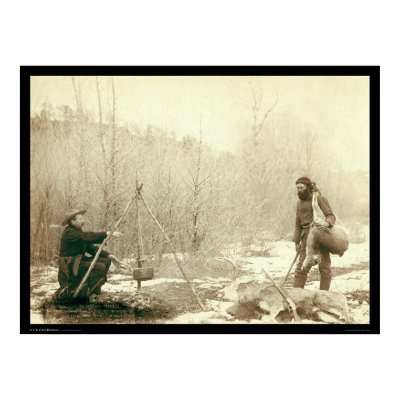 Deer Hunting in Deadwood South Dakota 1887 Poster by lc_grabill