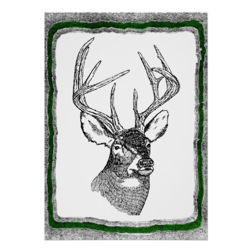 Deer Hunting invitation template