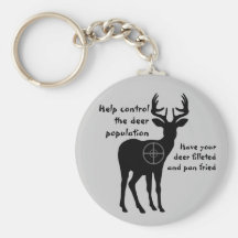 Deer Hunting Keychain