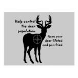 Deer Hunting Postcard
