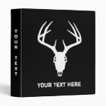 Deer Hunting Skull w/ Antlers Binder