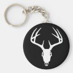 Deer Hunting Skull w/ Antlers Keychains