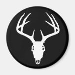 Deer Hunting Skull w/ Antlers Magnet