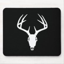 Deer Hunting Skull w/ Antlers Mousepads