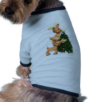 Deer In a Tree pet clothing by funnyholidaytshirts Deer In a Tree pet clothing