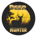 Deer In Cross Hairs Sticker by calroofer Deer In Cross Hairs Sticker