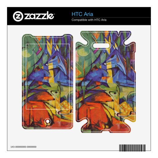 Deer in Forest by Franz Marc Decals For The HTC Aria