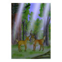 Deer in Forest Poster posters
