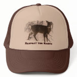 Deer in Snow - Earth Day Mesh Hat