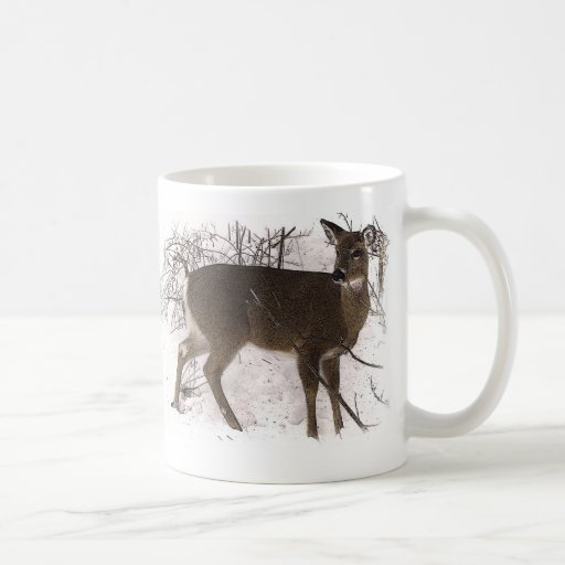 Deer in Snow Mug
