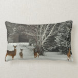 Deer in Snow Pillows pillows