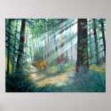 Deer in the Forest posters