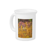 Deer in the reed by Franz Marc Pitcher